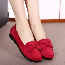Весенняя Тканевая обувь в Пекинском стиле новая женская обувь на плоской подошве с бантом-бабочкой Удобная Нескользящая легкая повседневная обувь черная рабочая обувь 35-41