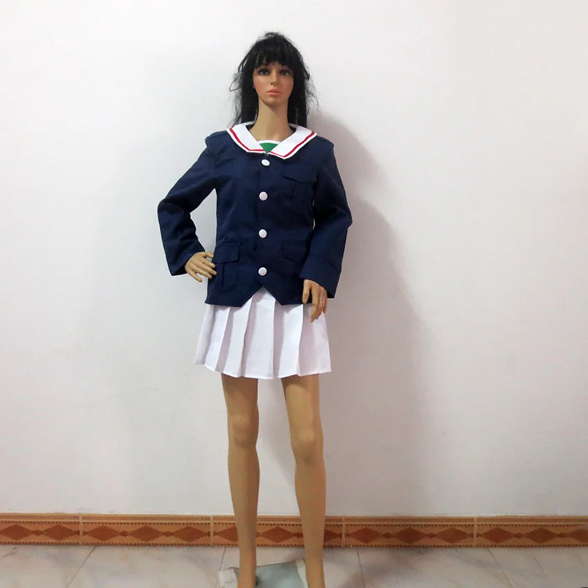 Для девочек унд панзер Yukari Akiyama Oarai префектура школьная форма для хеллоуина