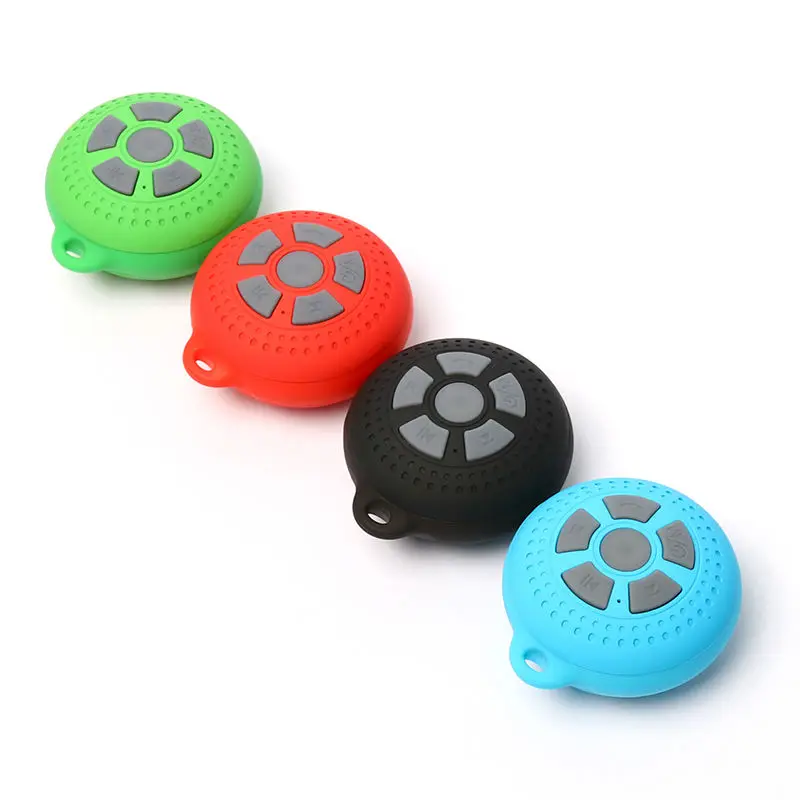 Round mini outdoor bluetooth speaker lightweight portable tf card