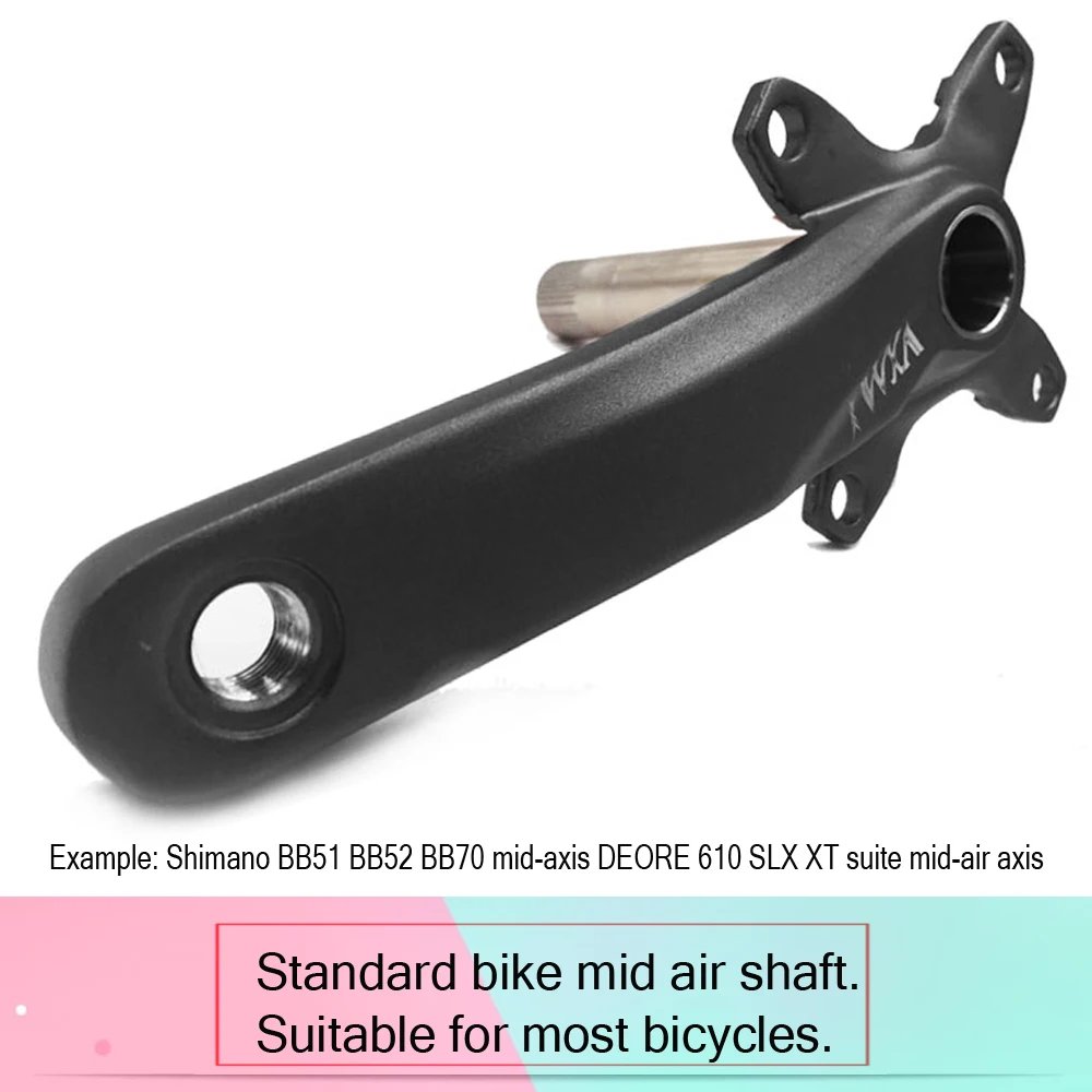 Vxm 104BCD كرنك سبائك الألومنيوم mtb دراجة كرنك مجموعة الدعوى ضرس 68BB للطي الدراجة تجديدها ل xt m590 m610 mtb دراجة أجزاء