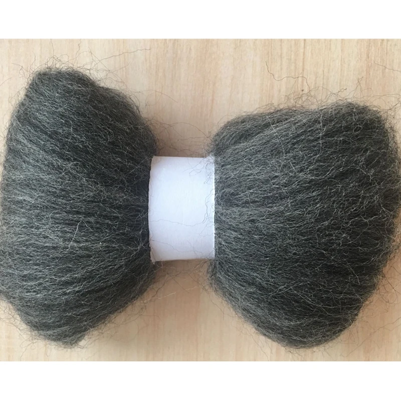 

Merino Wool for felting wool roving fiber 50G 100g 150g 200g 300g 500g needle Felting