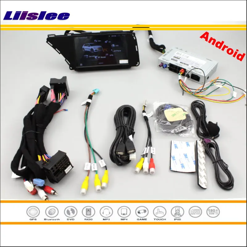Discount Liislee Android 4.4 Multimedia For Audi A4 A5 Q5 2009~2015 Radio CD DVD Player Mirror Link BT RDS GPS Navi Map Navigation System 5