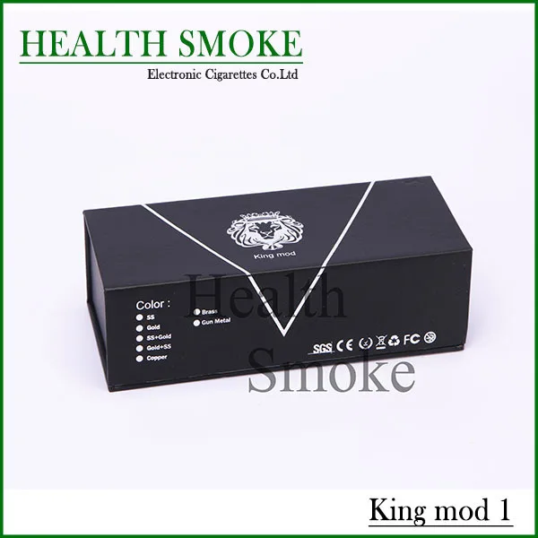 5pcs hot sell King Mod clone King mechanical Mod 3 colors Electronic cigarette Vaporizer metal Mod Free shipping