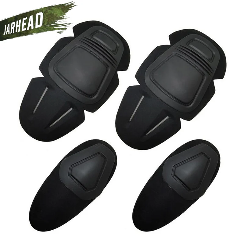 

Tactical Clothing Protective Gear Army Fans Tactical Knee Pads And Elbow Pads Set Outdoor CS Field Equipment,4pcs/set