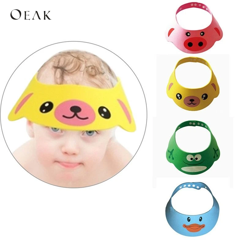 

Oeak Baby Shower Adjustable Cap Children Shampoo Bath Wash Hair Direct Viso Shield Hat Bathing Babies For Children Baby Care