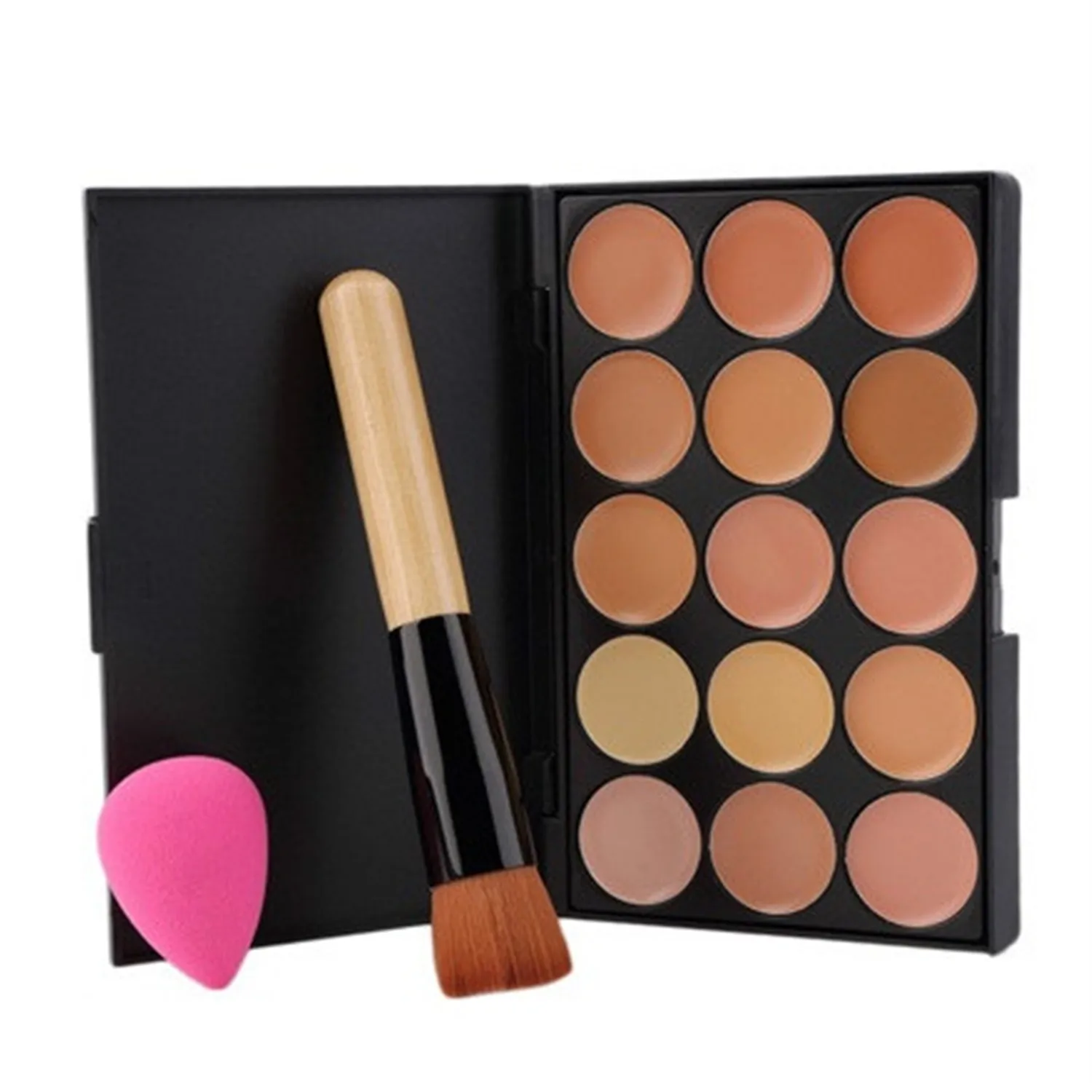 15 Colors Face Concealer Palette Professional Contour Makeup Base Cream