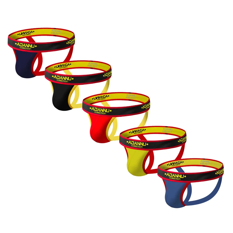Сексуальное нижнее белье для геев Jock String Men Thong Jockstrap мужские стринги и G Strings SISSY