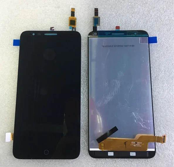 ФОТО Lcd screen display+Touch panel digitizer For Alcatel Pop 4 Plus OT5056 5056 5056A 5056D black color free shipping
