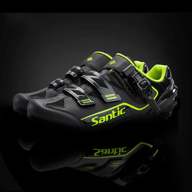 Santic разблокированная 2 в 1 Профессиональная командная обувь для велоспорта Мужская обувь для горного велосипеда Нескользящая Спортивная велосипедная обувь кроссовки Ciclismo