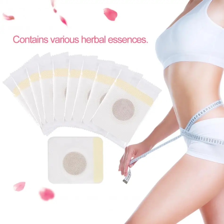 

40Pcs Traditional Chinese Medicine Navel Stickers Fat Burning Patch Lose Weight Hot Body Shaping Belly Abdomen Slimming Patches