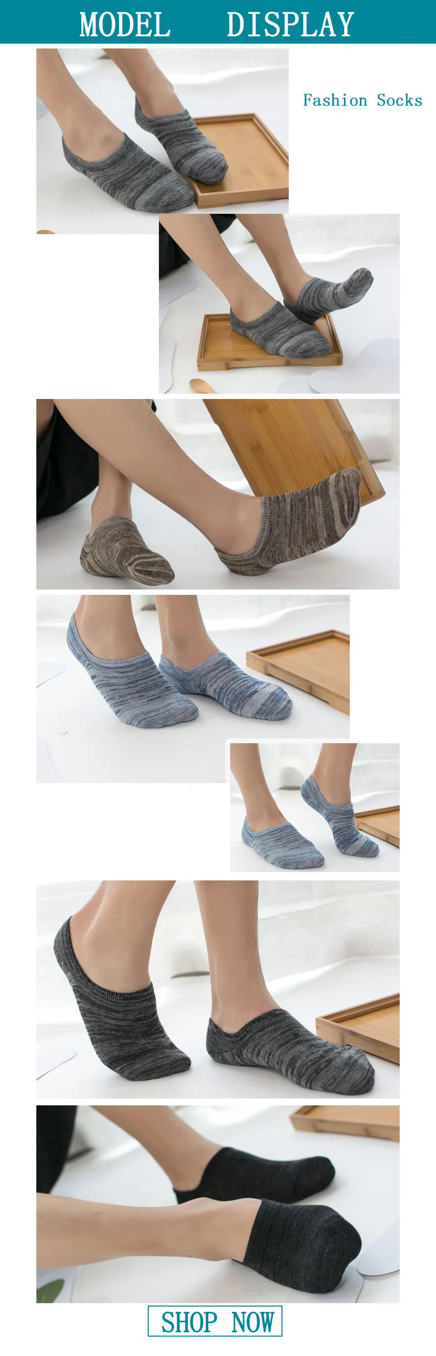 ankle socks men -BSSN2666 (3)