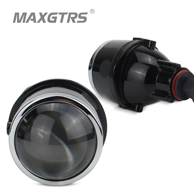 

2x Universal HID Bi-xenon Fog Lights Projector Lens Driving Lamps Retrofit For Ford Honda CRV Fit Subaru Renualt Suzuki Swift