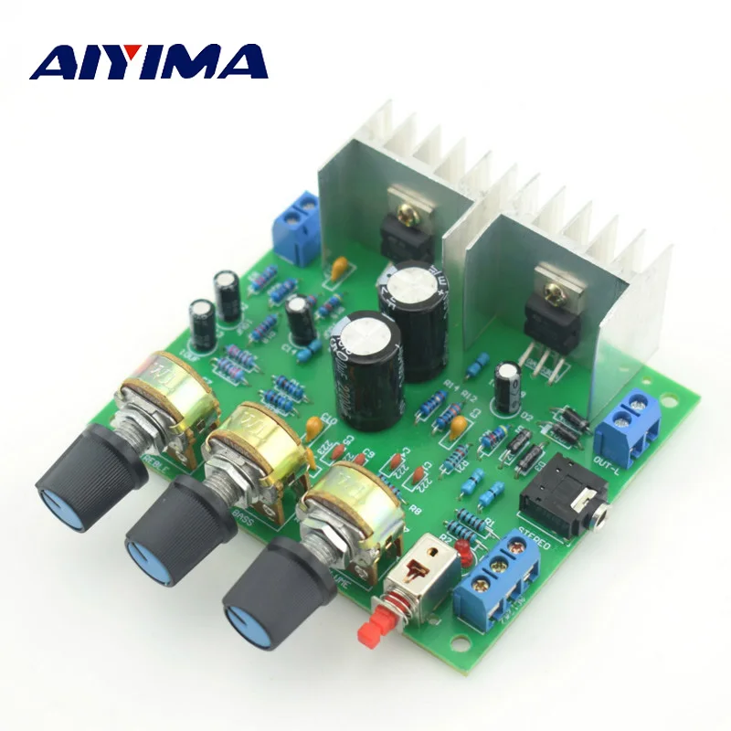 AIYIMA мини усилители аудио Плата Amplificador Fever TDA2030 усилитель мощности сабвуфера 15 Вт