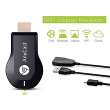 AnyCast M2 Plus Airplay 1080P Wireless WiFi Display TV Dongle Receiver HDMI TV Stick DLNA Miracast for Smart Phones Tablet PC measy w2h wireless hdmi transmitter and receiver tv stick dongle easycast hdmi wifi display receiver dlna airplay miracast airmi