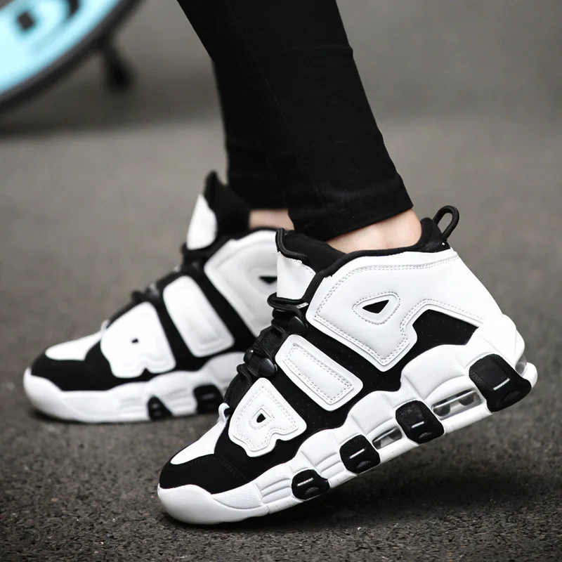 Мужская Осенняя прогулочная обувь Air Sports More Uptempo легкие кроссовки для женщин