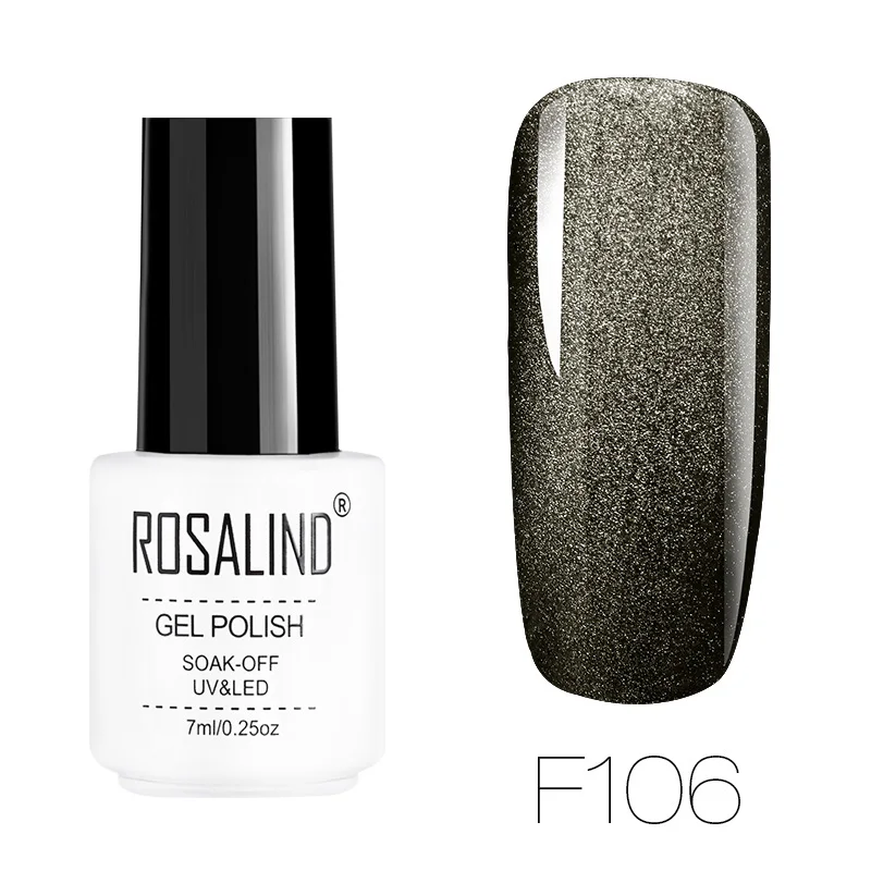 RCF106 ROSALIND Гель-лак для кошачьих глаз Гибридный Vanish Magent Vernis Полупостоянный 7 мл УФ с волшебной палкой поли гель лак для ногтей - Цвет: RCF106