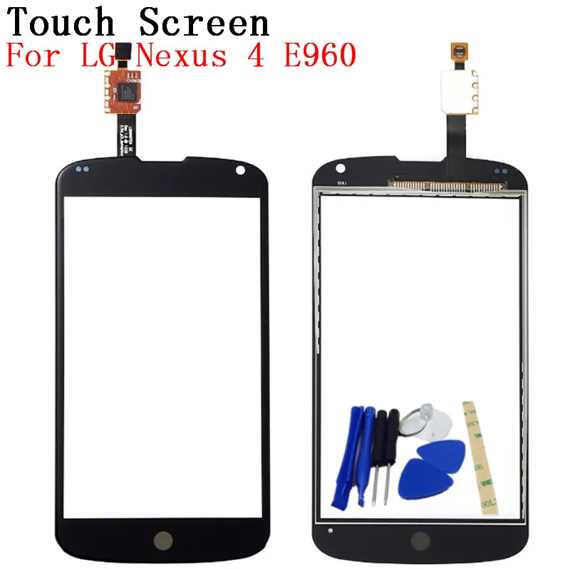 RTBESTOYZ E960 Touch Панель для LG Nexus 4 двойной Сенсорный экран планшета спереди Стекло