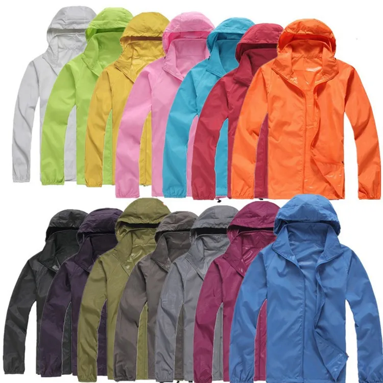 Летняя куртка для влюбленных с защитой от солнца для мужчин и женщин весенние модные женские пальто женские складные куртки с капюшоном AM034