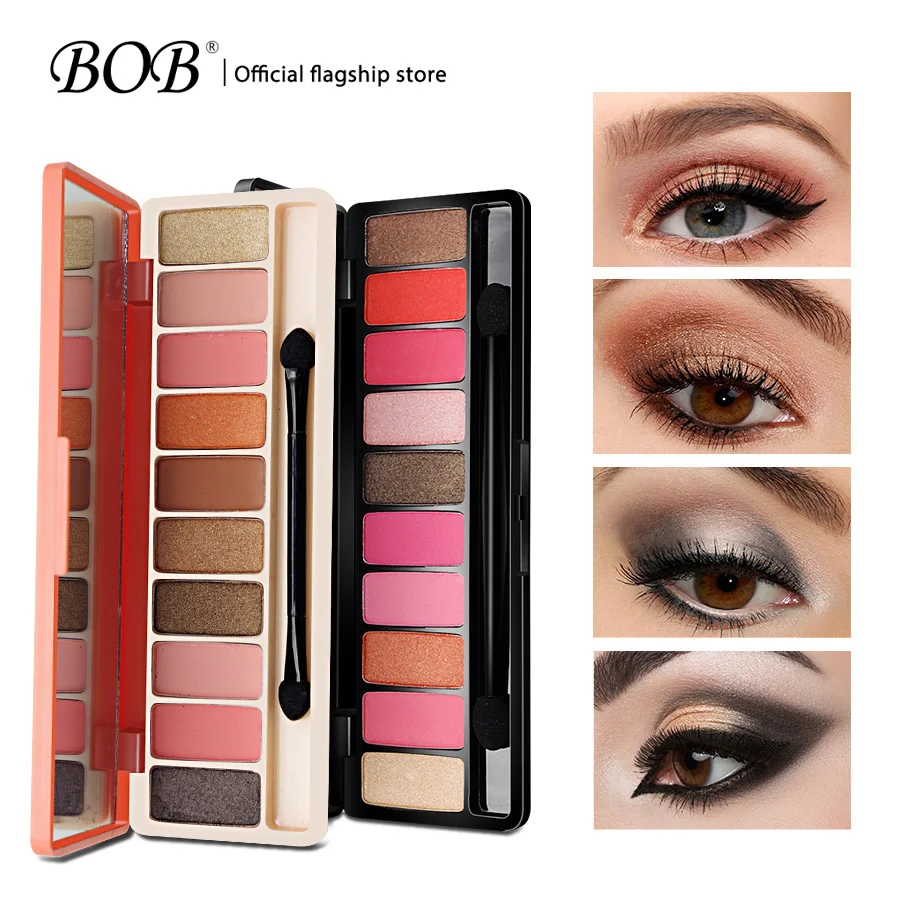 

BOB Brand Eye Shadow Palette Eyeshadow Makeup Set Mattle Glitter Professional Makeup Shadow Palette Eyeshadow Nude Eye Shimmer