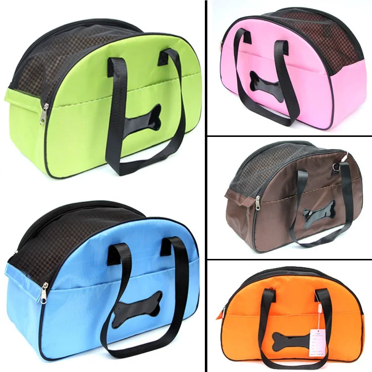 

C02 New arrival Portable Pet dog bag carrier Mesh Breathable pet carrier bag carry for Puppy dog cats Five colors choose
