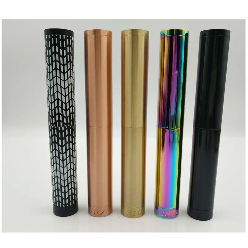 

Electronic cigarette tube broad Mechanical mod vape mod for 510 Thread 18650 battery box Mod 25mm diameter mech box mod