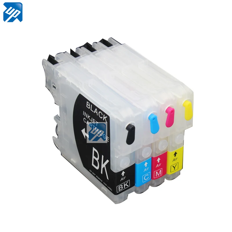 

Refillable Ink Cartridges for Brother Brother LC39 LC985 LC975 DCP-J125 J315W J515W LC980