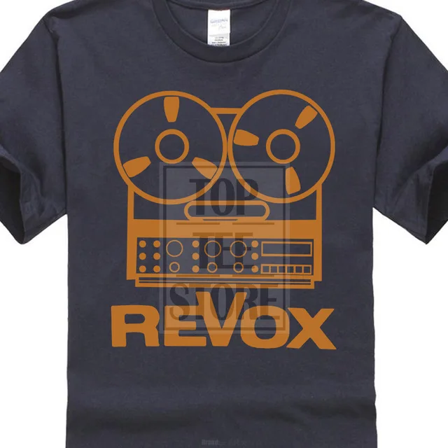Новое поступление, креативная Простая мужская футболка с 3D принтом Revox Nera хлопок, футболки с короткими рукавами - Цвет: Тёмно-синий