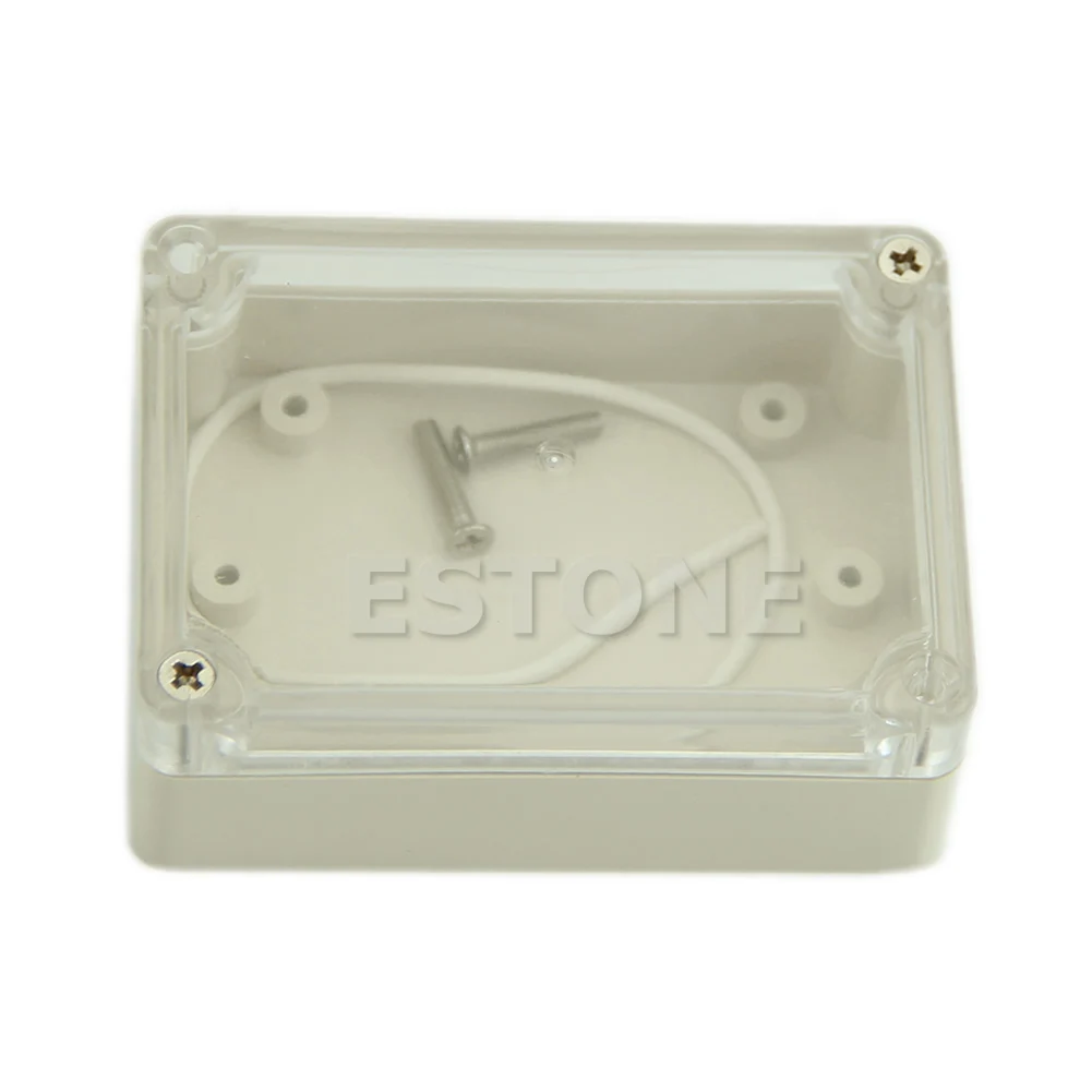 

2018 85x58x33mm Waterproof Clear Cover Plastic Electronic Project Box Enclosure CASE OCT24_40