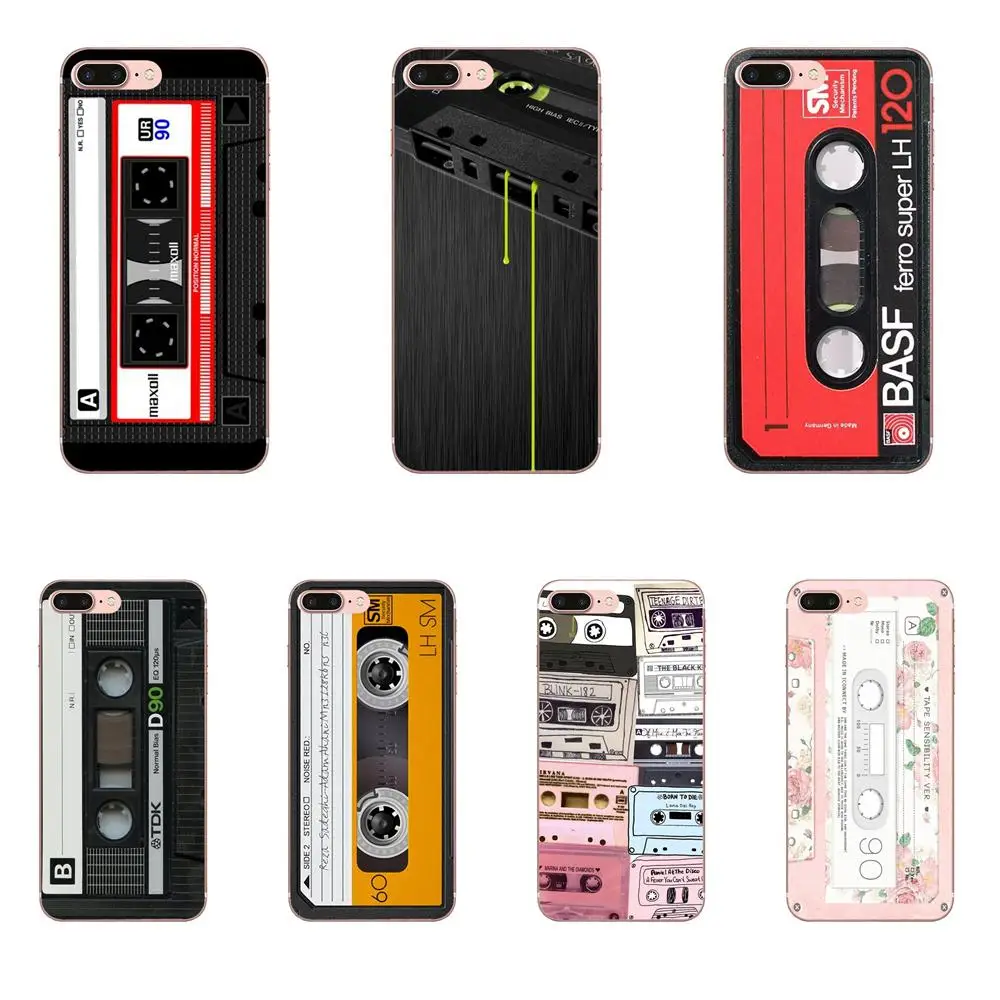 

Vintage Magnetic Tape Cassette Audio Tape For Samsung Galaxy Note 5 8 9 S3 S4 S5 S6 S7 S8 S9 S10 mini Edge Plus Lite