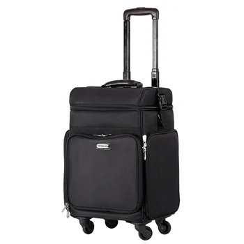 

New oxford Trolley Cosmetic suitcase Beauty Tatto Salons rolling luggage nail kit valise multi-function trolley makeup toolbox