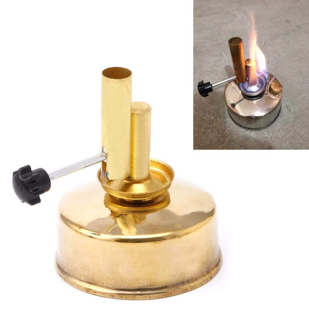 Brass Alcohol Lamp Blow Torch Alcohol Blast Burner 150ml Lab Equipment