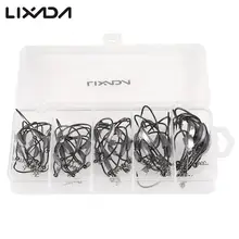 Lixada 50 шт. рыболовные крючки колючие Карп Рыболовный крючок наживка, катушка с грузило высокоуглеродистой стали рыболовные снасти карп Pesca