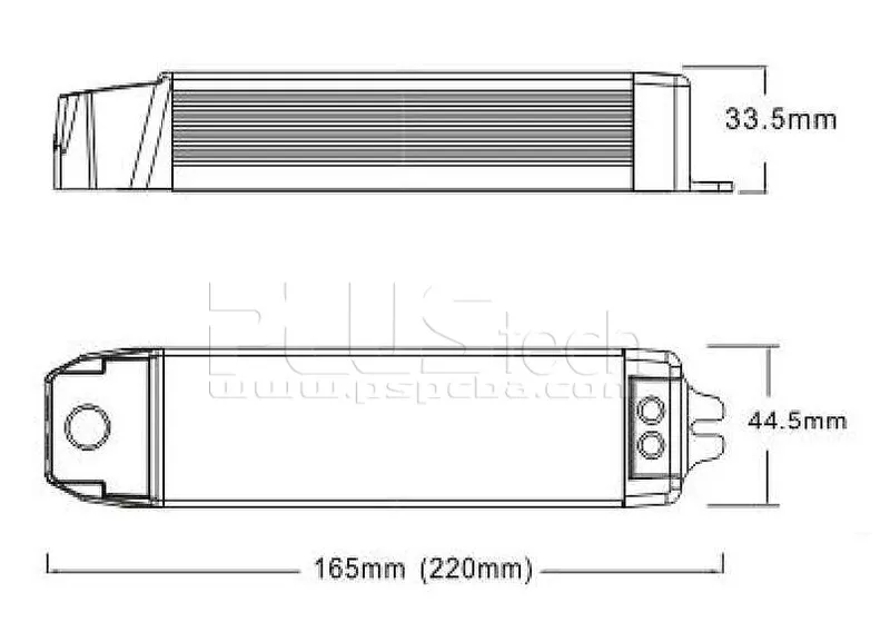 Фазы кроя постоянного Напряжение 12V 30-50W затемнения Светодиодный драйвер Трансформатор регулировки яркости дисплея для светодиодный полосы MR16, Вход 200-250VAC