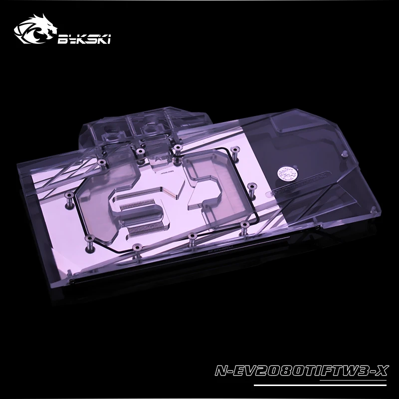 Bykski водный блок использовать для EVGA RTX2080TI FTW3 ультра игровой/EVGA FTW3/полное покрытие