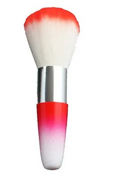 

by dhl or ems 100 pcs Nail tools Brush For Acrylic Nail Art Dust Clean Brush Manicure Pedicure Tool Long Handle Ramdon color