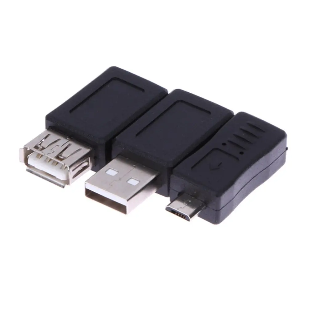 10 шт. OTG USB мужчин и женщин микро USB мини-адаптер конвертер