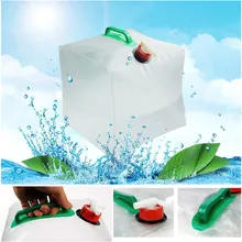 20L портативная складная канистра для воды водонепроницаемая кожа наружное ведро для кемпинга Пешие прогулки безопасность и выживания Z0605