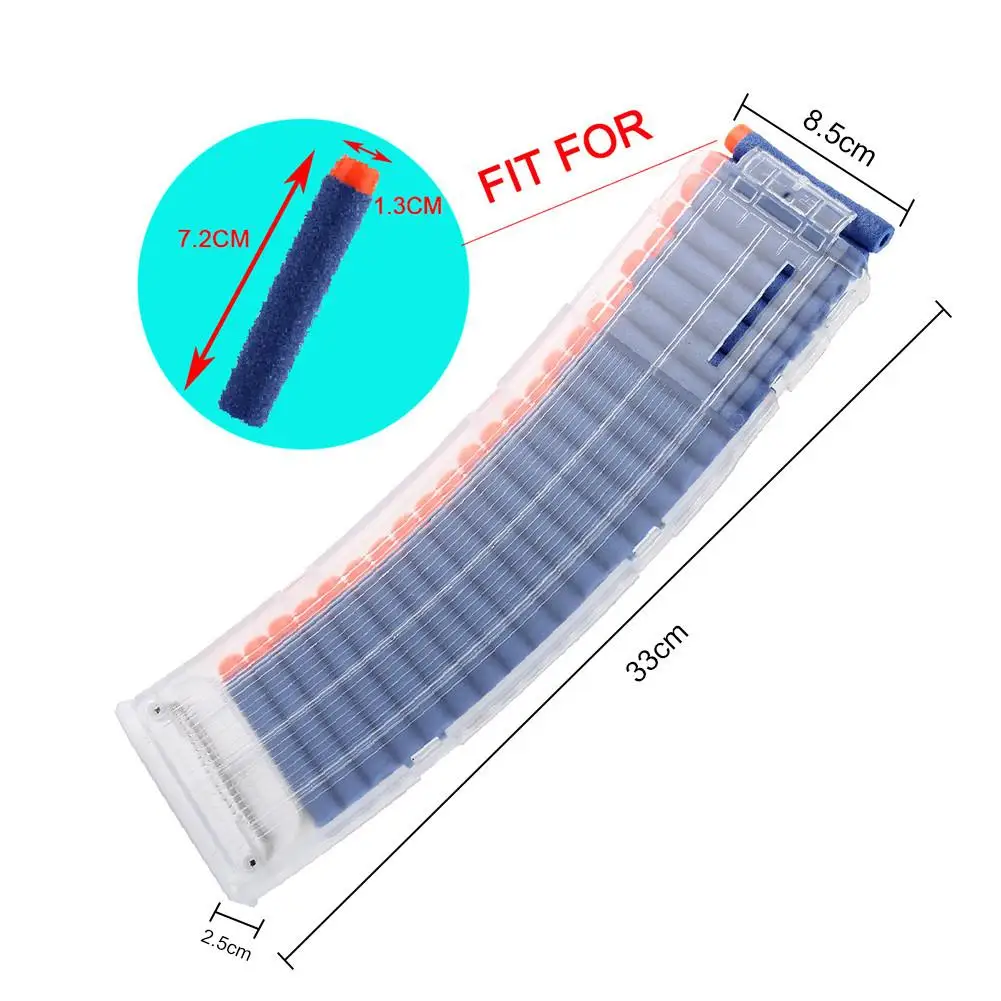 Для NERF совместимый универсальный 22 загруженный магазин для автомата аксессуары для игрушечного пистолета магазин для автомата без пули