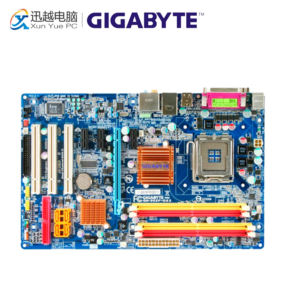 Gigabyte GA-945P-DS3 Desktop Motherboard 945P-DS3 945P LGA 775 DDR2 Micro ATX Gigabyte GA-945P-DS3 Desktop Motherboard 945P-DS3 945P LGA 775 DDR2 Micro ATX