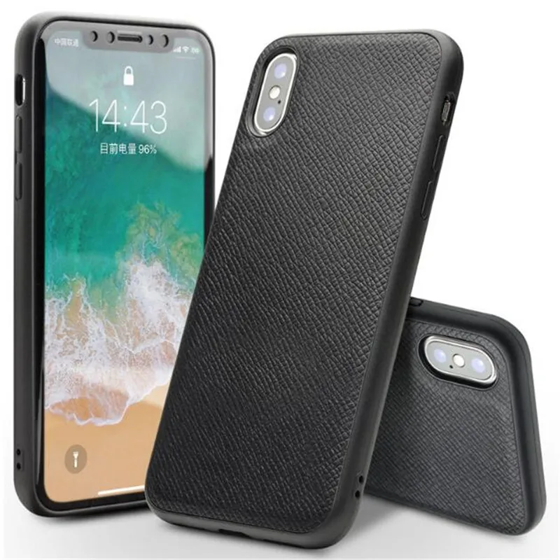 

QIALINO Genuine Leather Flip Case for iPhone X Card Slot Intelligent Sleeping Wakeup Magnetic Phone Cover for iPhone10 5.8 inche
