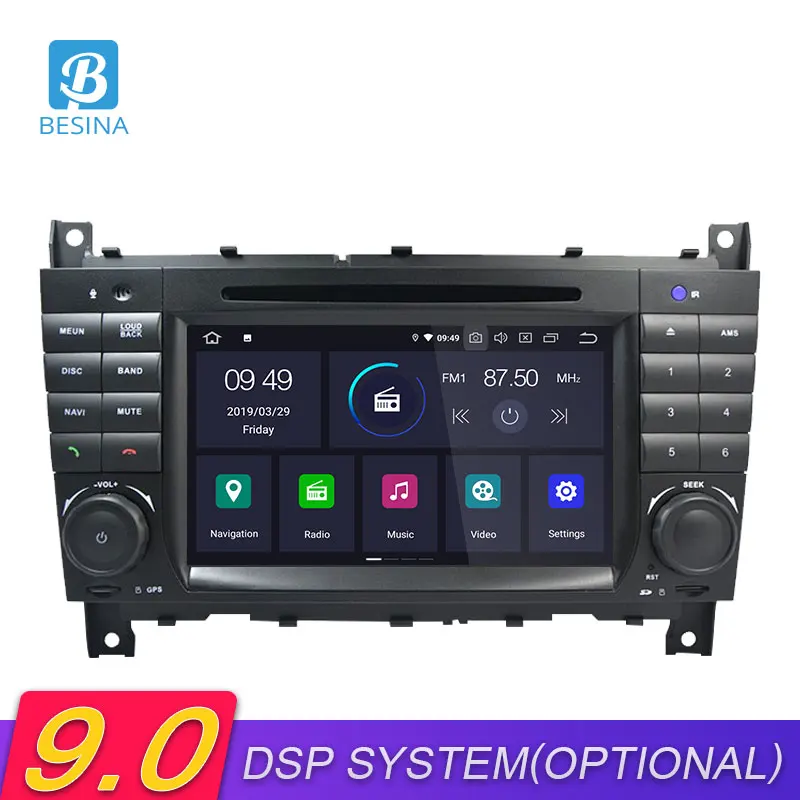 Top Besina 2 Din Android 9.0 Car DVD Player For Mercedes Benz Sprinter/W203/A180/Viano/Vito/A-class GPS Wifi Multimedia Car Radio 0 Top Besina 2 Din Android 9.0 Car DVD Player For Mercedes Benz Sprinter/W203/A180/Viano/Vito/A-class GPS Wifi Multimedia Car Radio 0