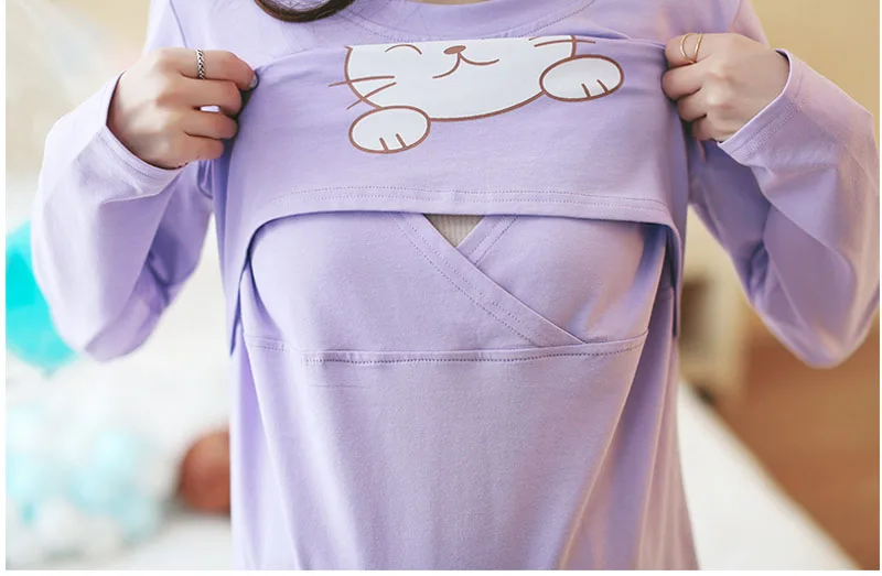Средства ухода за кожей для будущих мам кормящих Топы корректирующие грудного вскармливания одежду для беременных Для женщин ХР хлопок Беременность Футболки для девочек