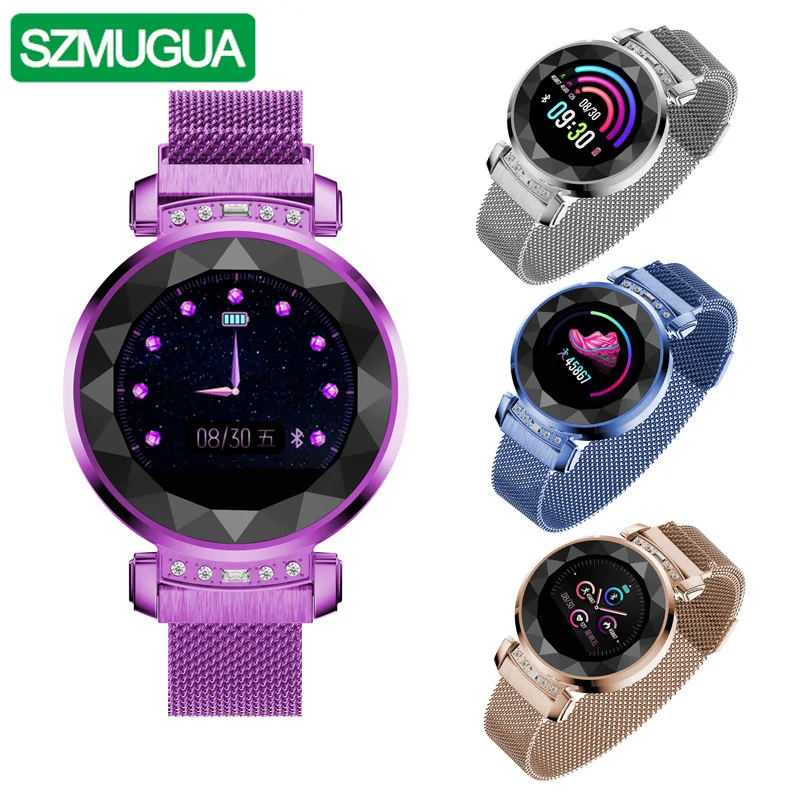 

SZMUGUA Female Lady Smart Watch Bracelet Heart Rate Monitor Blood Pressure Women Fitness Tracker SmartWatch Sports Bracelet