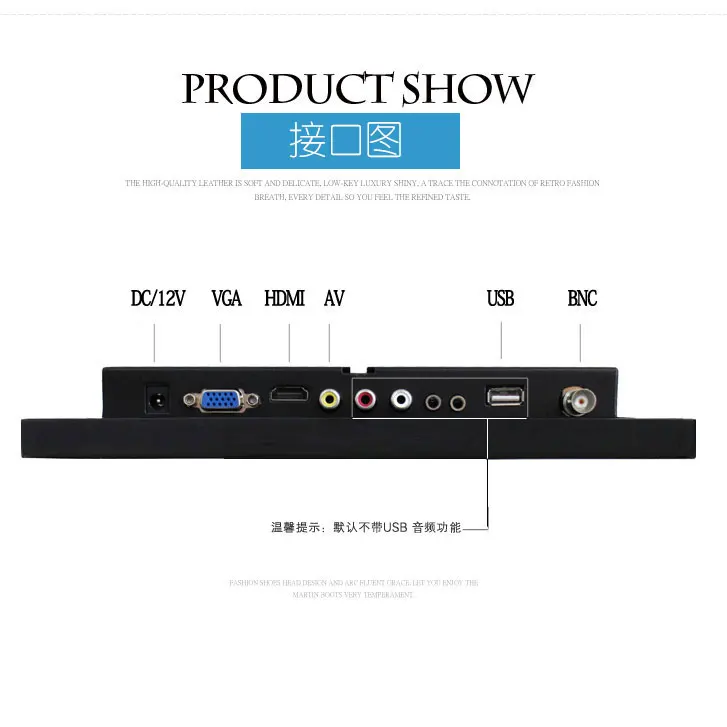 Металлический корпус 11 6 дюйма BNC HDMI VGA av интерфейс hd монитор ЖК компьютерные