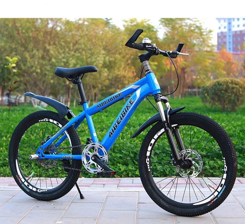 Perfect Adult Mountain Bike 24-Inch Single-Speed Two-Disc Brake Shock Absorber Student Mountain Bike 19