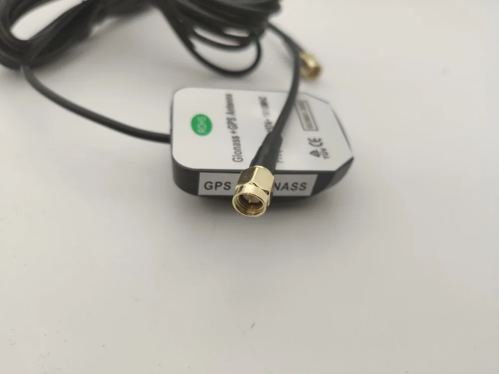 3 м кабель SMA Прямой Мужской/RP-SMA активный патч керамическая антенна ГЛОНАСС gps антенна магнит Водонепроницаемый Авто антенный адаптер