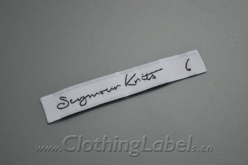 100pcs clothing woven size labels with special font logo 11 items-in Garment Labels from Home ...