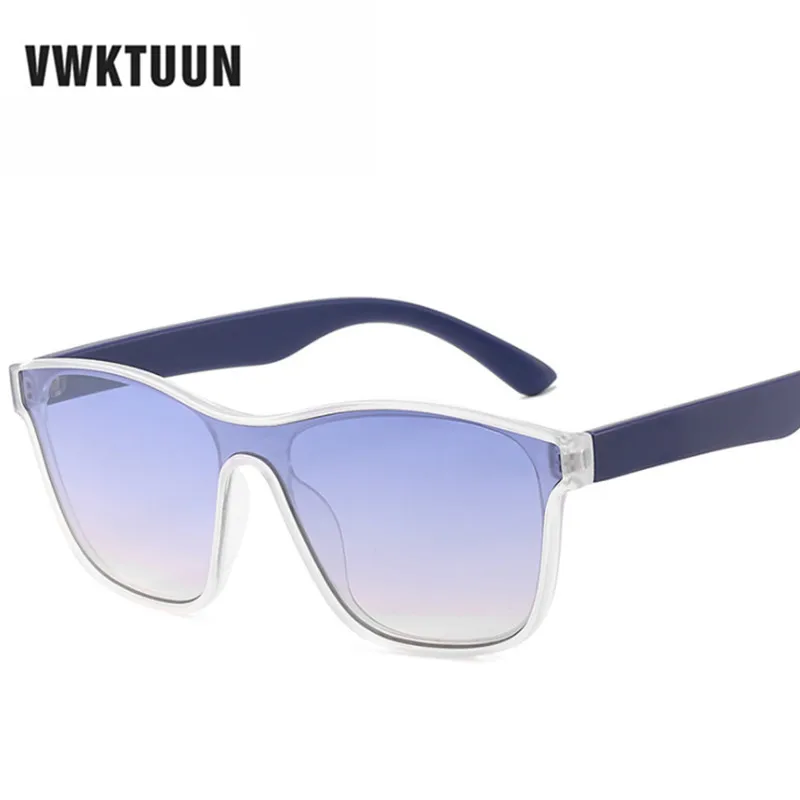 

VWKTUUN Sunglasses Women Men Square Glasses Fashion Intergred Shades Vintage Sunglasses UV400 Oversized Sunglass New Eyewear