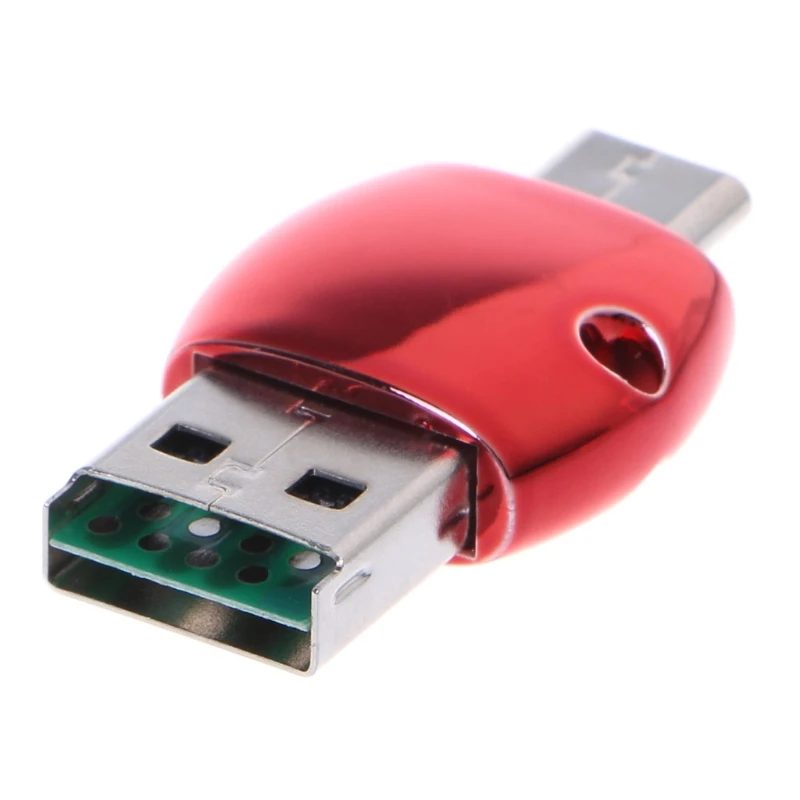 2 в 1 OTG USB 3,1 type C к USB 2,0 Micro SD/TF адаптер для чтения карт памяти