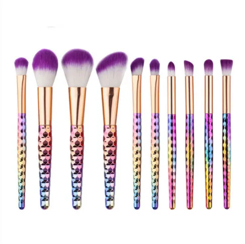 Tesoura de Maquiagem 10/11/15 pcs conjunto de pincéis Quantidade : 10/11/15pcs/conjunto